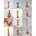 Glass Pillar Candle Holders Multipurpose Wavy glass candle Holder Candlestick Factory